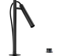 Blanco LUNEOO-S Monobloc Pull-out Spray Single Lever Tap - Matt Black - 527973