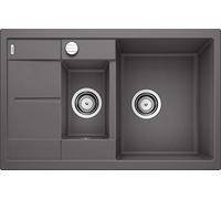 Blanco Metra Silgranit PuraDur Kitchen Sink,Gray (felsgrau),60cm Base Cabinet