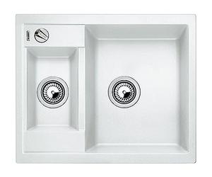 Blanco Metra Silgranit PuraDur Kitchen Sink,White (weiß),60cm Base Cabinet
