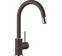 BLANCO MIDA-S - Kitchen Mixer Tap with High, Pull-out Spout - High Pressure - Brown - 521461