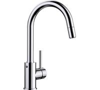 Blanco MIDA-S Single Lever Monobloc Pullout Kitchen Mixer Tap - Chrome - 521454
