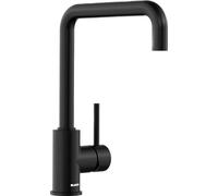 BLANCO Mili | Kitchen Mixer tap in Black matt | High-Pressure | Non-Return Valve | Ceramic Cartridge | Assured Water Quality & Water-Saving | [10.5x24.8x31 cm]
