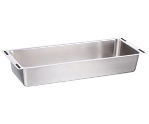 BLANCO Multifunctional Bowl | Stainless Steel | 435 x 175 mm | Suitable for SILGRANIT Sinks ETAGON and SUBLINE | More functionality for Bowls and Sinks | [43.5x17.5x7.3 cm]