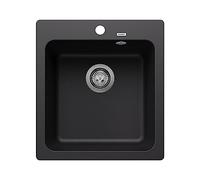 BLANCO 526572 NAYA 45 SILGRANIT PuraDur, Black, 45 cm Unterschrank