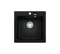 BLANCO 526578 NAYA 5 SILGRANIT PuraDur, Black, 50 cm Unterschrank