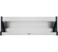 BLANCO Orga Shelf 60 pull-out front | Aluminium | For 60 cm wide base cabinets | Shelf: space for storing sink accessories such as brushes, sponges and bin liners | [56.8x9.9x19.4 cm]