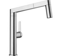 Blanco Pull Out Kitchen Tap PANERA-S Brushed Stainless Steel