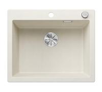 BLANCO PLEON 6 527136 SILGRANIT Soft White with Drain Remote Control 60 cm Base Cabinet
