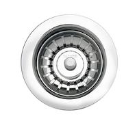 BLANCO, Polished Chrome 440007 Kitchen Drain Basket Strainer, 3.5"