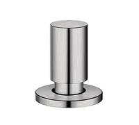 BLANCO Pull knob Round Stainless Steel Satin | Required Hole/Drilling Diameter: 14-35 mm | Can be Combined with All BLANCO Sinks and Waste Fittings