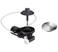 BLANCO PushControl Stainless Steel Retrofit Set | The Flat and Intuitive Remote Control for InFino® Drain Systems | Intuitive Pressure Operation | Easy Cleaning | Required Drilling Diameter: 35 mm