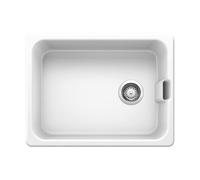 Blanco Single Bowl Undermount Ceramic Belfast Kitchen Sink - White