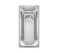 BLANCO Solis 180-U | Stainless Steel Sink | Installation Type: undermount Installation | for 30 cm Wide Base cabinets | Resistant to Scratches | Spacious Bowl Volume | [22x44x13.4 cm]