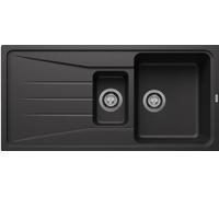BLANCO SONA 6 S 1.5 Bowl Silgranit Black Inset Kitchen Sink - 525975