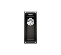BLANCO SUBLINE 160-U | SILGRANIT Sink in Black | Installation Type: undermount Installation | for 30 cm Wide Base cabinets | One Cut-Out and only one Installation | [19x46x14.2 cm]