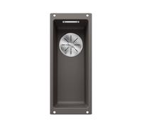 BLANCO SUBLINE 160-U | SILGRANIT sink in volcano grey | Installation type: undermount installation | For 30 cm wide base cabinets | One cut-out and only one installation | [19x46x14.2 cm]
