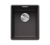 BLANCO SUBLINE 320-F - Flush-Mounted Granite Kitchen Sink for 40 cm Wide Base Units - Made of SILGRANIT - Grey - 523417
