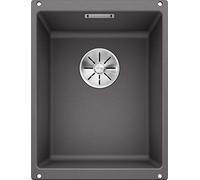 BLANCO SUBLINE 320-U - Granite Kitchen Sink for 40 cm Wide Base Units - Undermount - Made of SILGRANIT - Grey - 523407