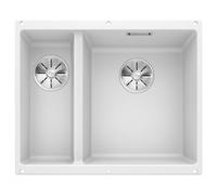 Blanco Undermount Sink Subline 340/160-U White small basin on the left (523562)