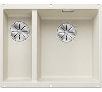 BLANCO Subline 340/160-U 527163 Silgranit Soft White Main Basin Right Without Remote Drain Control