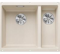 Blanco SUBLINE 340/160-U LH 1.5 Bowl Undermount Silgranit Soft White Sink