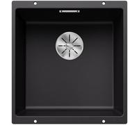 Blanco Subline 400-U 1.0 Bowl Granite Undermount Kitchen Sink - Matt Black, Infino Waste Included