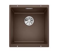 BLANCO SUBLINE 400-U | SILGRANIT Sink in café | Installation Type: undermount Installation | for 50 cm Wide Base cabinets | One Cut-Out and only one Installation | [43x46x20.2 cm]