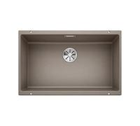 BLANCO SUBLINE 700-U - Granite Kitchen Sink for 80 cm Wide Base Units - Undermount - Made of SILGRANIT - Brown - 523449