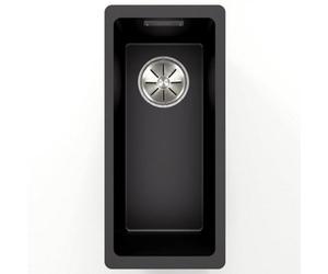 Blanco Subline Cdp-525981Bla 160-U 0.5-Bowl Granite Undermount Kitchen Sink - Matt Black