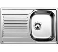 TIPO 45 S Compact sink 780x500 mm, Glossy stainless steel (513441)