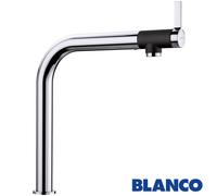 Blanco Vonda Polished Chrome Top Lever Swivel Spout Kitchen Sink Mixer Tap
