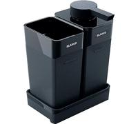 BLANCO Worktop Organizer soap dispenser | For kitchen sinks | 200 ml capacity | Washing-up liquid, soap, cleaning agents | Cleaning container for utensils & drip tray | [11,4x9,6x17,2 cm]