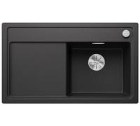 BLANCO Zenar 45 S Silgranit Anthracite, Installation Type: Installation from Above, Main Basin Right, with Drain Remote Control, Without Accessories, 45 cm Base Cabinet, Large Basin, Easy to Clean
