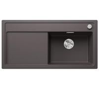 BLANCO Zenar XL 6 S Granite Sink Made of Silgranit Rock Grey Installation Type: Installation from Above, Main Basin Right for 60 cm-Wide Base Cabinets, Large Basin, Easy to Clean