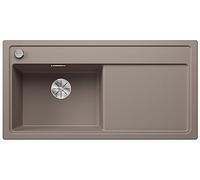 BLANCO Zenar XL 6 S Granite Sink Made of Silgranit Tartufo Installation Type: Installation from Top Main Basin Left for 60 cm-Wide Base Cabinets Large Basin Easy-to-Clean Surface