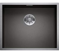 BLANCO ZEROX 500-U DarkSteel | Stainless Steel Sink | Installation Type: undermount Installation | for 60 cm Wide Base cabinets | Resistant to Scratches | Spacious Bowl Volume | [54x44x18.4 cm]