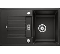 BLANCO 526012 ZIA 45 S Kitchen Sink, Black, 45 cm Unterschrank