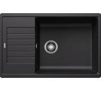 Blanco ZIA XL 6 S Compact Reversible Silgranit Black 1 Bowl Inset Sink - 526019