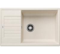 Blanco ZIA XL 6 S Compact Reversible Silgranit Soft White 1 Bowl Inset Sink