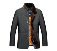 Blandoom Men's Outdoor Jackets Mens Down Jacket Hooded Winter Wear Men Jacket Men Graphic Print Hooded Jacket Fluffy Jacket Men's Jackets Casual for Winter Travelling Walking (AG, XL)