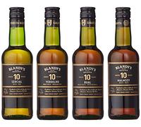 Blandy's 10 Year Old Madeira Sercial Verdelho Bual Malmsey Collection Gift Pack Wine, 4 x 20cl