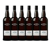 Blandy's Duke of Sussex Dry Madeira | Portugal | 75cl | 19% ABV | Dessert white wine | (Pack of 6 bottles 75cl)