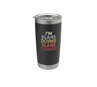 Blane Name Blane Personalized Name First Given Stainless Steel Insulated Tumbler