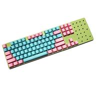 Blank 87 Keys Miami Thick PBT OEM Profile Keycap For MX Switches Mechanical G.