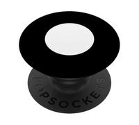 Blank Abstract Printed White Circle Novelty Graphics Design PopSockets Adhesive PopGrip
