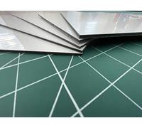 Blank Aluminium Dibond Composite sheets A4, A3 & A2. Cut to size, NO sharp edges - Signmaking (A3 x 1)