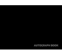 Blank Autograph Book: Collect Signatures and/or Photos from Celebrities, Stars, Friends, etc. Small, Plain Notebook with Black Cover for Children, Teens, or Adults.