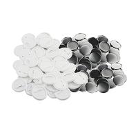 Blank Badge Pin Button Maker Parts, 25/32/37/44/50/56/58/75MM for Button Maker Machine Supplies Parts DIY Badges Set 100/200 Pcs(100-PCS,32MM)