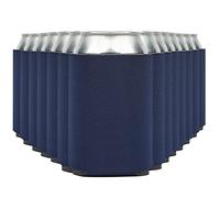Blank Beer Can Cooler Sleeves (110-Pack) Soft Insulated Beer Can Coolies - HTV Friendly Blank Koolies in Bulk for Beer Cans & Bottles - Coolie Blanks for Vinyl Projects & Wedding Favors (Navy Blue)