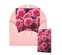 Blank Card 10x15 CM Happy Birthday Card with Envelopes Blooming flowers Greeting Cards for All Occasions Thinking of You Cards for Wedding Business Invitation